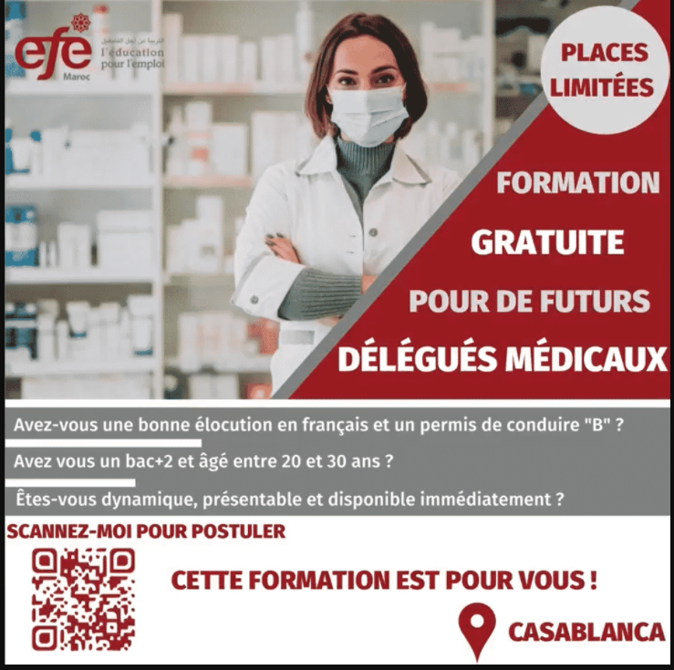 image 22 EFE Maroc propose une Formation Gratuite pour de Futurs Délégués Médicaux a Casablanca